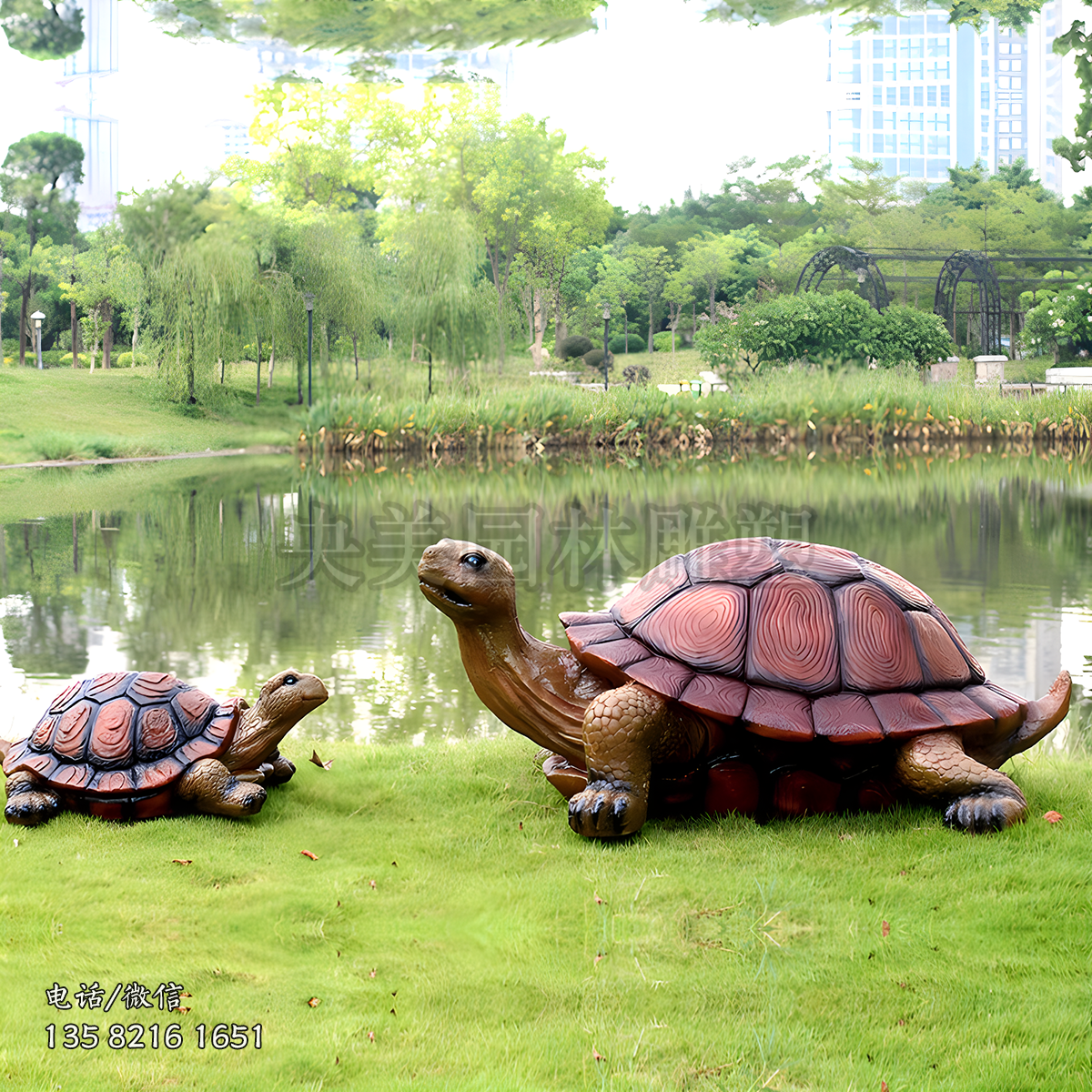 玻璃鋼仿真烏龜雕塑