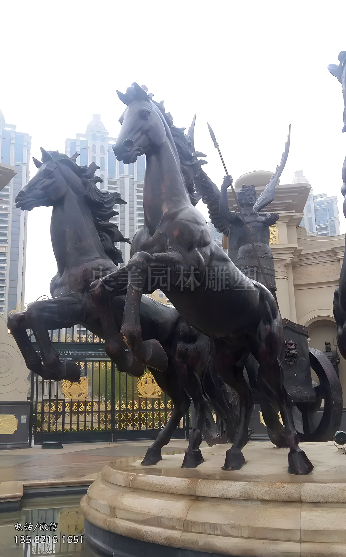 阿波羅戰車之銅雕馬