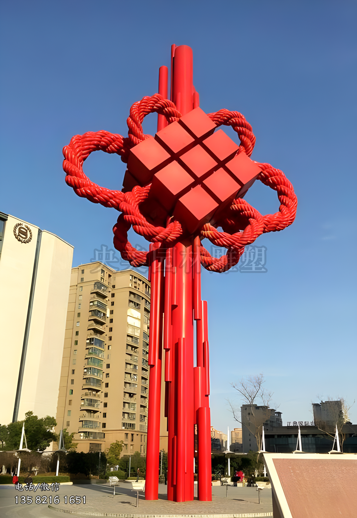中國結傳統中國文化主題雕塑